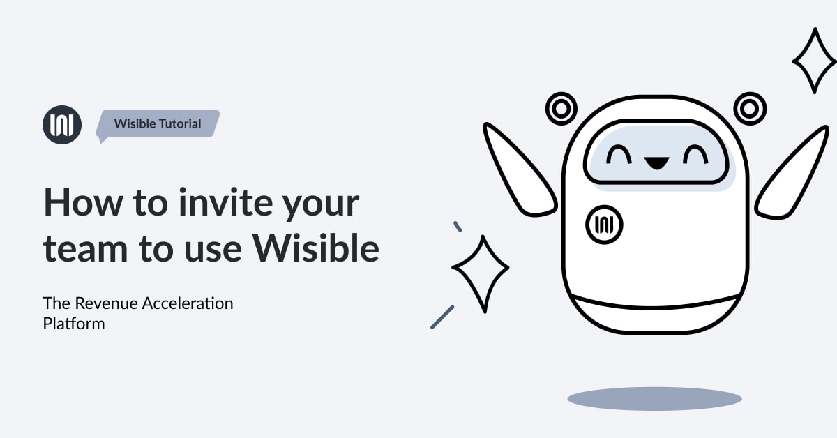 How to invite your team to use Wisible
